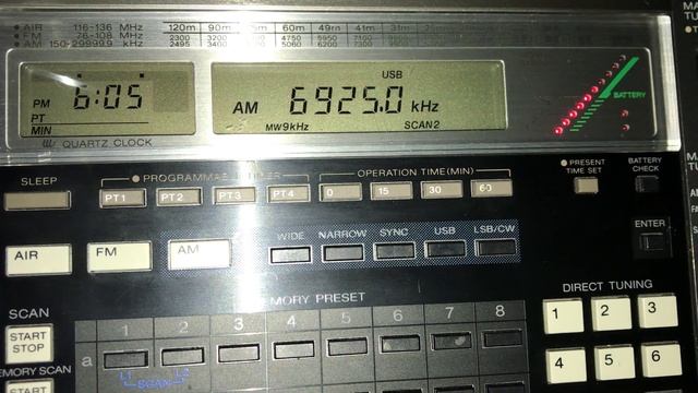 Bob 106.3 FM via WWWW 6925 USB 0200 UTC 21 FEB 2023 смотреть онлайн