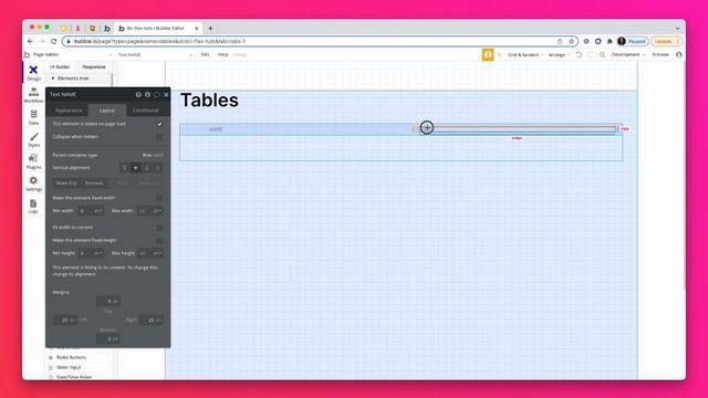 Building responsive tables (Flexbox) | Bubble tutorial смотреть онлайн