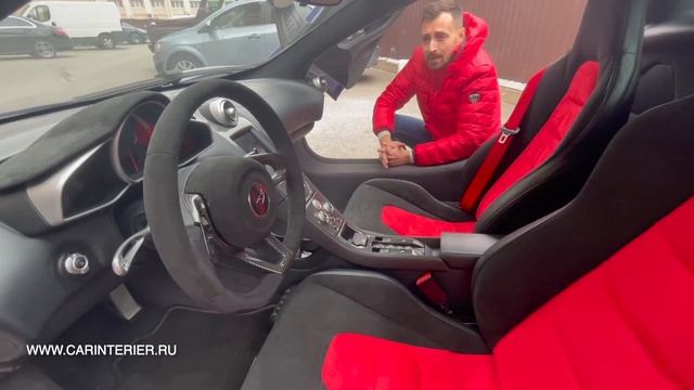 McLaren 650S. Перетяжка салона. Тюнинг смотреть онлайн