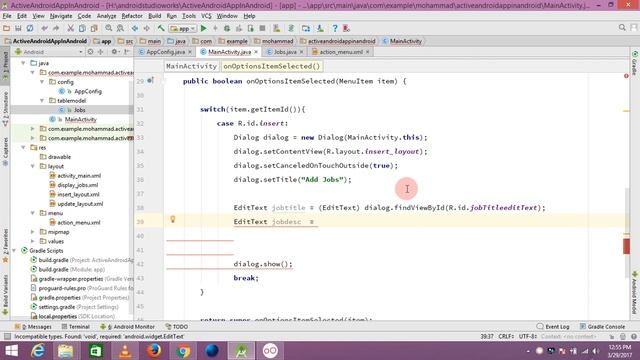 Sqlite Activeandroid ORM crud example use android studio Part 2 смотреть онлайн
