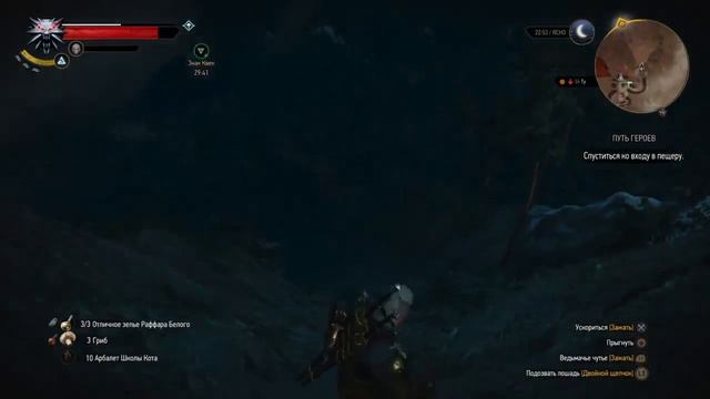 Ведьмак 3: Дикая Охота, прохождение Путь героев, пещера на Ан Скеллиг, гаргульи