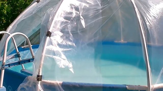 Крыша для каркасного бассейна