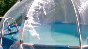 Крыша для каркасного бассейна