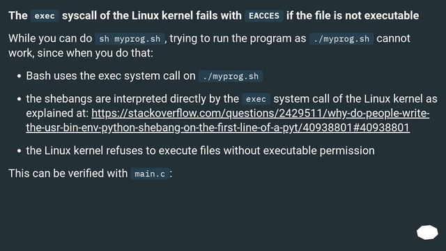 Can I execute a Linux binary without the execute permission bit being set? смотреть онлайн