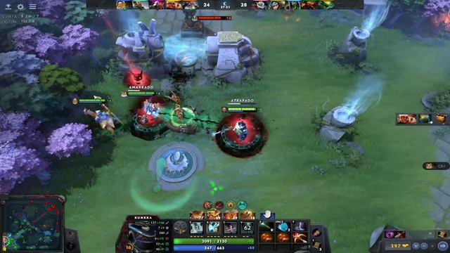 Dota 2 Ranked Kunkka Offlane смотреть онлайн