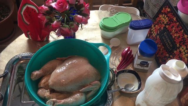 Быстрый ужин. Приготовим курицу. Курица в духовке. В медовом соусе смотреть онлайн
