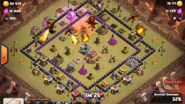Goddess Stacy vs Keck Dragoon 3 star TH 8 AFC Alba Clash of Clan Wars смотреть онлайн