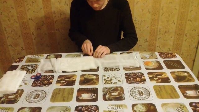 ВАТНО–МАРЛЕВАЯ ПОВЯЗКА | Изготовление в домашних условиях