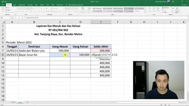 Cara Membuat Laporan Kas Masuk dan Keluar Harian - Buku Kas | Tutorial Excel Pemula - ignasiusryan смотреть онлайн