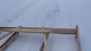 Волокуша для чистки снега