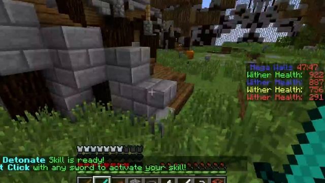 MineCraft - Mega TheWalls - Потерял алмазный меч?! смотреть онлайн