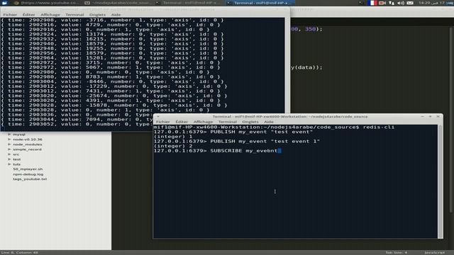 نشر وأستقبال المعلومات بإستخدام redis PubSub смотреть онлайн