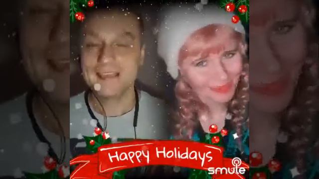 Белая метелица❄☃️❄☃️❄Дуэт cover karaoke Smule 🎤 ♥ 👌 смотреть онлайн