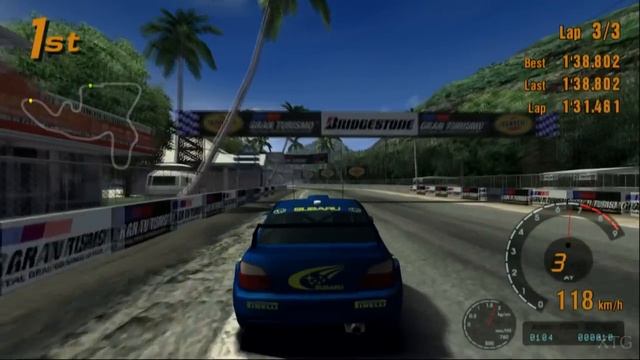[#55] Gran Turismo 3 - Subaru IMPREZA Rally Car Prototype '01 PS2 Gameplay HD смотреть онлайн