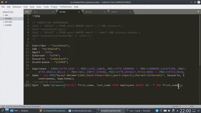 112 - PHP PDO: Consultas Preparadas (Prepared Statements) [PHP 7 - Español] смотреть онлайн