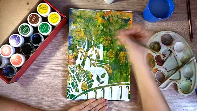 Урок рисования: Город \ Drawing Lesson: City смотреть онлайн