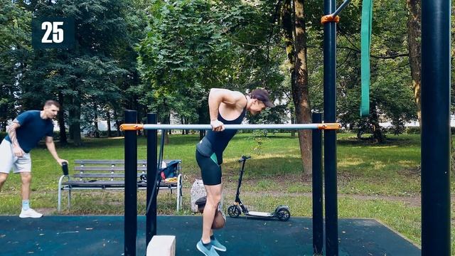 отжимания на брусьях с весом 40 кг. Ответы на комментарии смотреть онлайн
