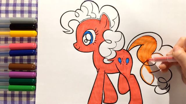 Пони Пинки Пай Как раскрасить Когда совсем скучно (Эмилия) Pony Pinky Pie How to colorize смотреть онлайн