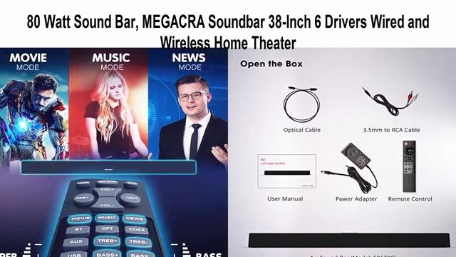 TOP FIVE HIGH QUALITY MEGACRA AND LOUDEST SOUND BARS : MULTIPLE AND HOME THEATER SYSTEM SOUND BAR смотреть онлайн