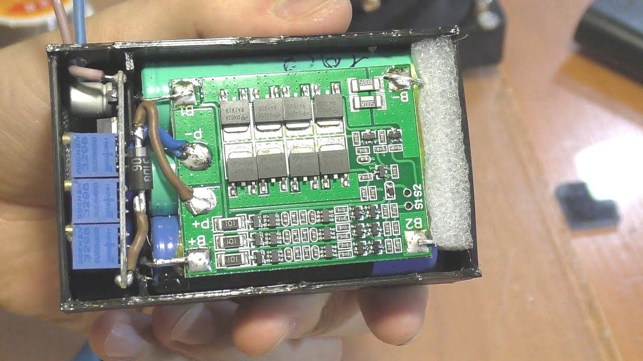 Переделка RC модели на Li-Ion / Как заряжать батарею из 18650 (BMS) смотреть онлайн
