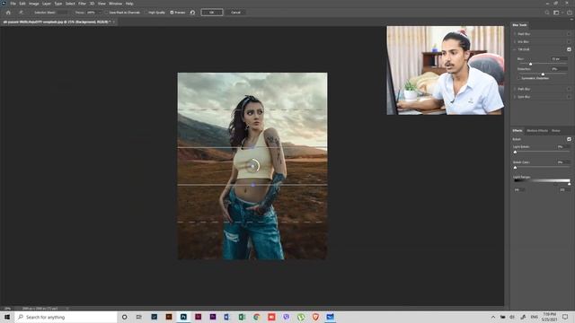 HOW TO BLUR BACKGROUND IN PHOTOSHOP TUTORIAL IN NEPALI | PART 16 смотреть онлайн