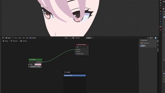 Blender Anime SECRET: See Eyebrows Through Hair (3 WAYS!) смотреть онлайн