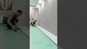 Укладка ламината Quick Step Impressive  Дуб Фантазийный
