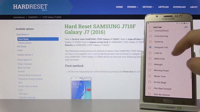 Все мелодии входящего вызова на Samsung Galaxy J7 2016 – обзор смотреть онлайн