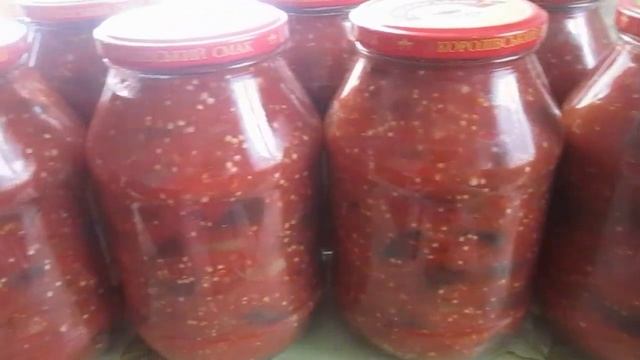 РЕЦЕПТ Заготовки АДЖИКИ с БАКЛАЖАНАМИ на Зиму (Recipe. Eggplant) смотреть онлайн