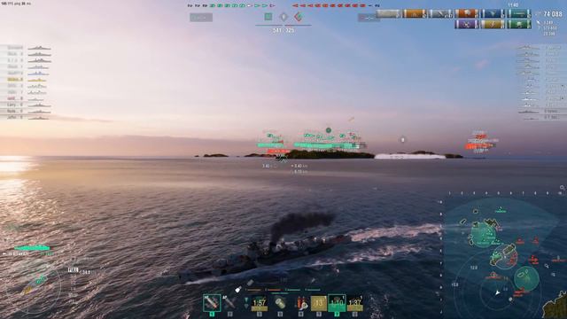 Kitakaze - Strong Japanese Destroyer | World of Warships смотреть онлайн