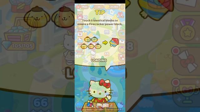 Hello Kitty Friends gameplay levels 65-68 /Level 68 What's up with that?! смотреть онлайн