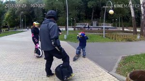 Гуляем по паркам в Воронеже на моноколесах и самокате.. 10.2018