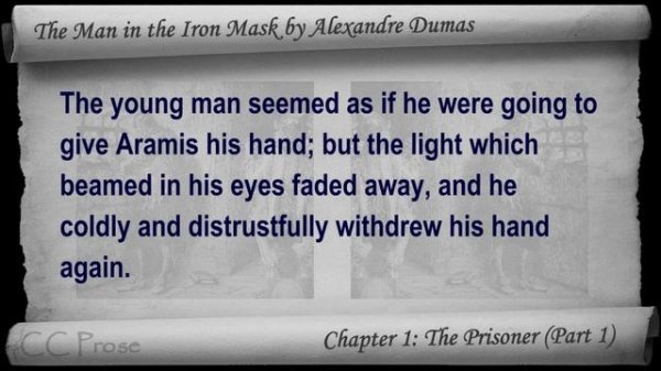 The Man in the Iron Mask by Alexandre Dumas - Chapter 01A - The Prisoner (Part 1)