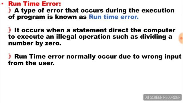 What is Run-Time Error | Lecture in Urdu/Hindi смотреть онлайн