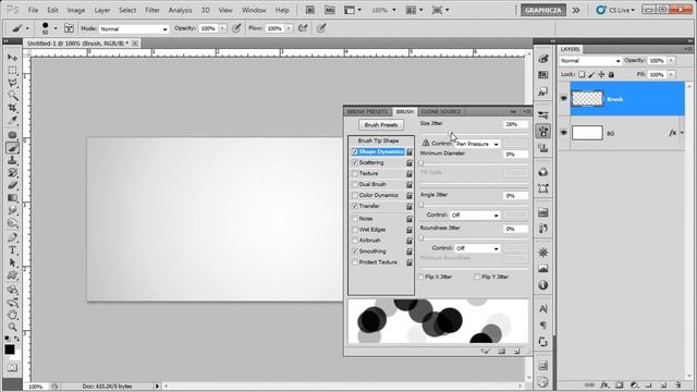 Create A Random Circles Brush _ Photoshop Tutorial смотреть онлайн