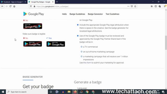How to generate Google Play app Badge code. HTML Badge code смотреть онлайн