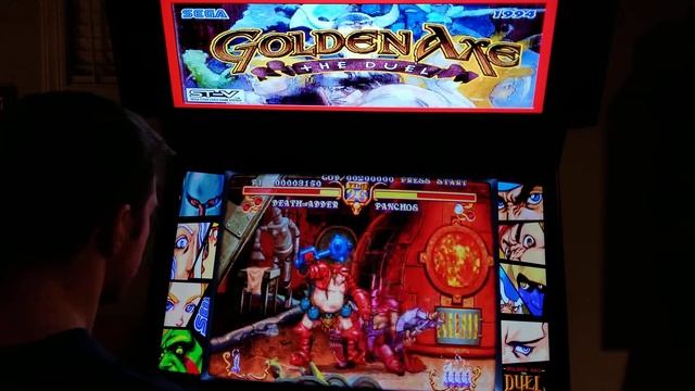 Golden Axe: The Duel Arcade Cabinet MAME Gameplay w/ Hypermarquee смотреть онлайн