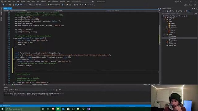 How to create a NodeJS project and connect to MongoDB - മലയാളം version смотреть онлайн