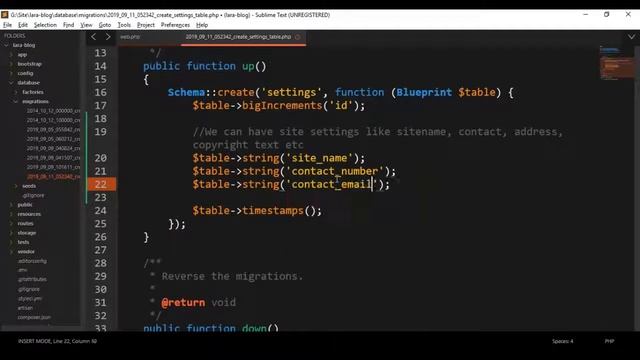 How to Make a Complete Blog CMS in Laravel | Part 19: Edit and Update Profile | Adding Site Setting смотреть онлайн