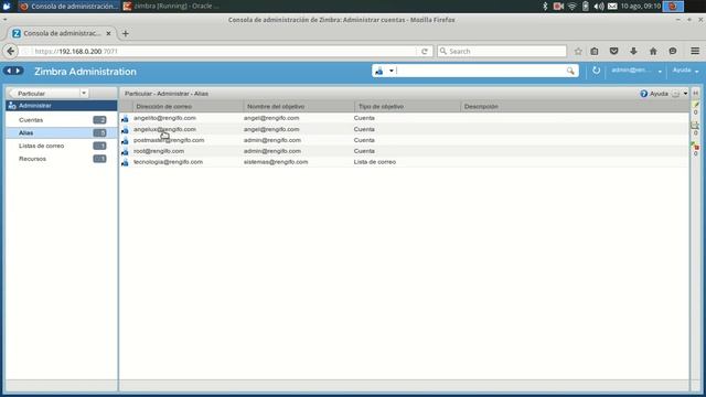 Revisión general de la consola de administración de Zimbra смотреть онлайн