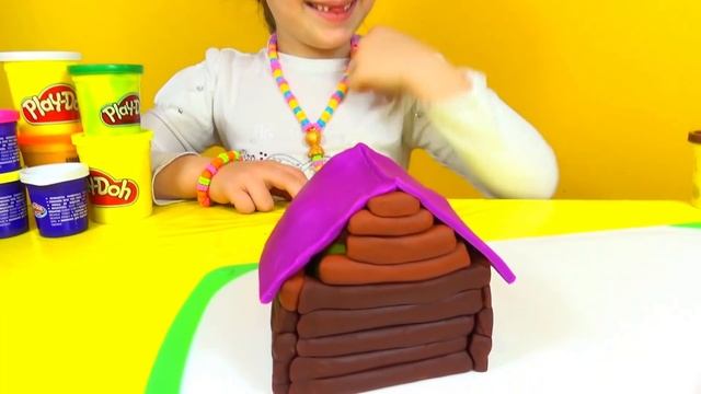 Learn Colors with Play Doh Toys How To Make For Kids house of Baba Yaga смотреть онлайн