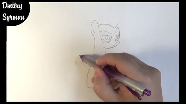 How to draw pony Spitfire, my little pony, Как нарисовать пони Спитфайр смотреть онлайн