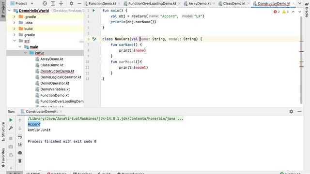 13#Kotlin Primary and Secondary Constructor and Init Block in Kotlin Tutorial смотреть онлайн