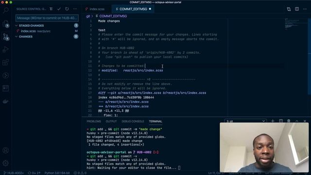 How to write commit messages in VS Code смотреть онлайн