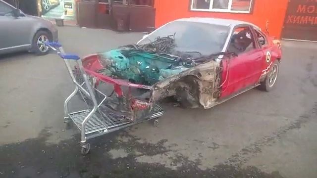 Honda Prelude. Очистка передней части кузова для работы с ней смотреть онлайн
