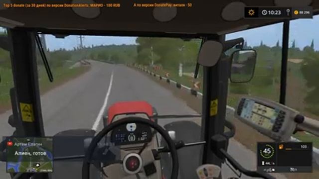 [RU] FS17, карта "Sosnovka" Часть 35, "Тихо утро подбиралось" смотреть онлайн