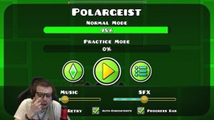 ДА НУ НАФИГ! ЧТО ПРОИСХОДИТ ! ВСЕ ПЕРЕВЕРНУЛОСЬ!!! (GEOMETRY DASH)