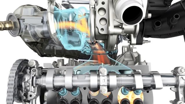 Renault TCe 100 - 3D animation смотреть онлайн