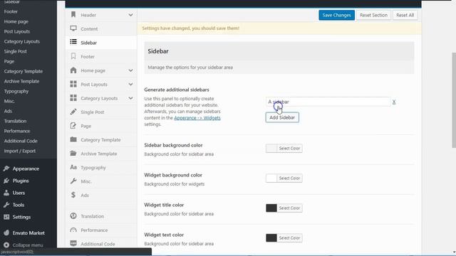 Custom sidebar setup - Trawell WordPress Theme смотреть онлайн