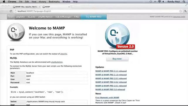 1 5 Install PHP on Mac OS X смотреть онлайн